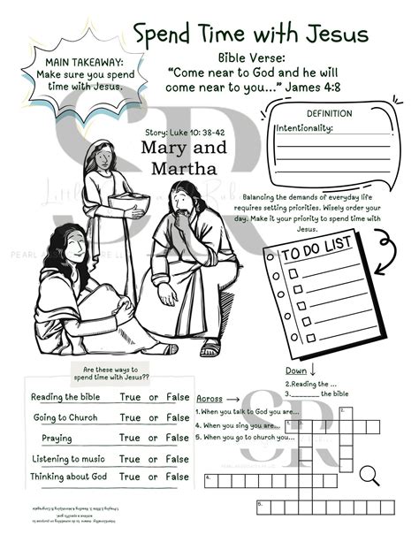 Mary And Martha Printables