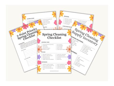 Spring Cleaning Checklist 的图像结果