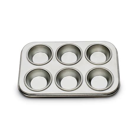 Fox Run Stainless Steel Micro Muffin Pan 6 Cup, 4 x 6 x 0.5" - Walmart.com