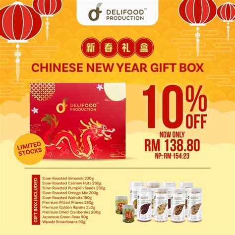 Delifood Chinese New year 2024 Gift box | Shopee Malaysia