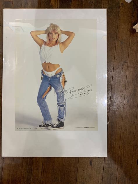 Vintage Samantha Fox Ripped Jeans Poster Dated 1988 | Etsy