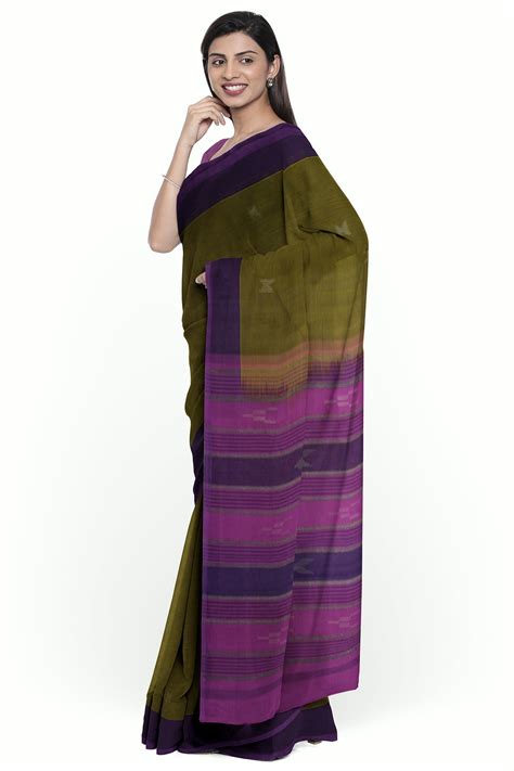 Banana Cotton Handloom Saree - BCS002 – Fashionous