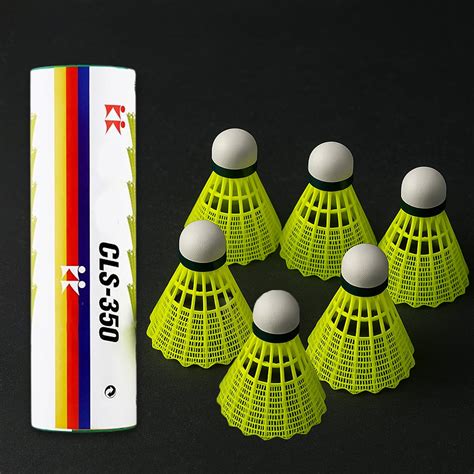 Knx Durable Plastic Shuttlecock (6 Pcs Set)