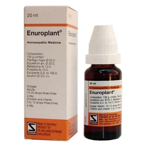 Buy Dr.Willmar Schwabe Germany Enuroplant Drop, 20 ml | 19 Minutes ...