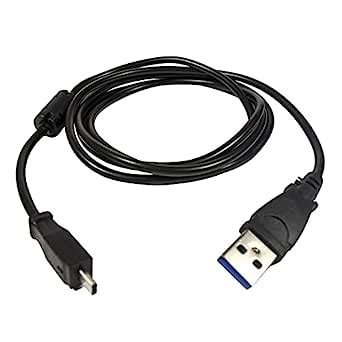 HQRP USB Cable/Cord Compatible with Kodak EASYSHARE C653, C663, C703 ...