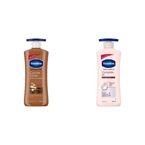 Buy Vaseline Intensive Care Cocoa Glow Body Lotion, 400 ml And Vaseline ...