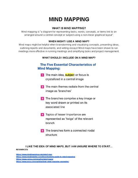 Mind-mapping explanation for soft skills study - MIND MAPPING WHAT IS ...