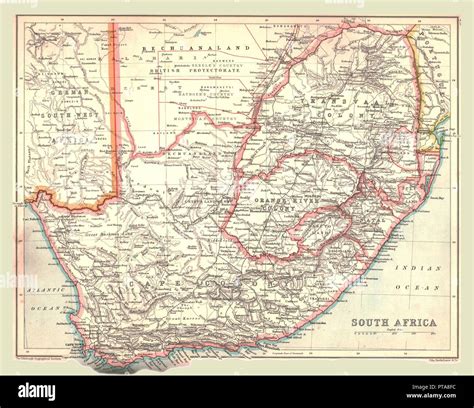 Orange river south africa map hi-res stock photography and images - Alamy