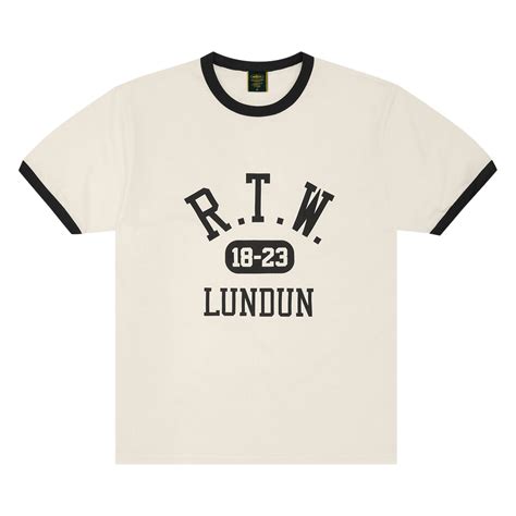 Corteiz College Ringer T-Shirt Off White Price in India | Culture Circle