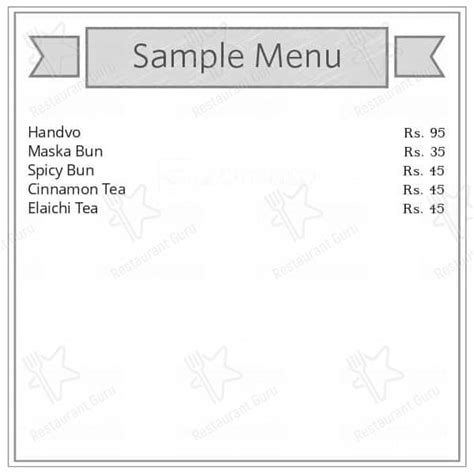 Menu at Tea post, Surat, Shop No 701 Icc Building