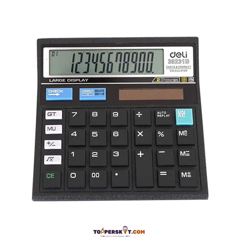 Deli Easy Electronic Calculator - Compact and User-Friendly (Pack of 1 ...