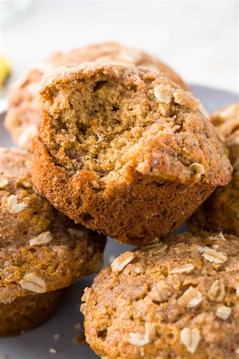 Healthy Banana Muffins with Oats - Jessica Gavin