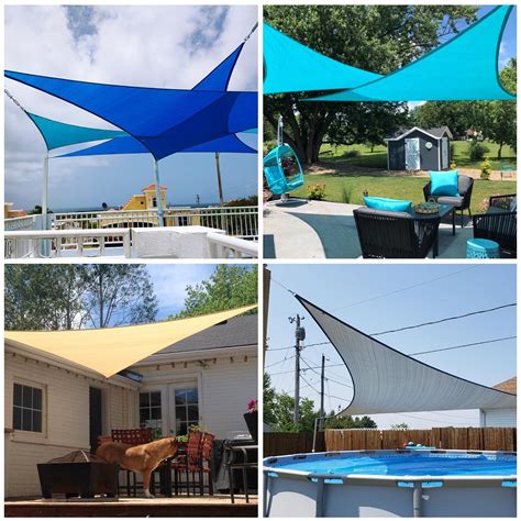 Snapklik.com : Patio Paradise 8 X 8 X 8 Sun Shade Sail Triangle Canopy ...