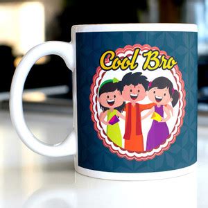 craftwill Rakhi Gifts for Brother Happy Rakshabandhan Quote White ...