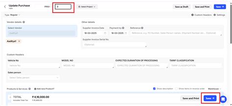 How to change Purchase Invoice serial number on web? - General - Swipe