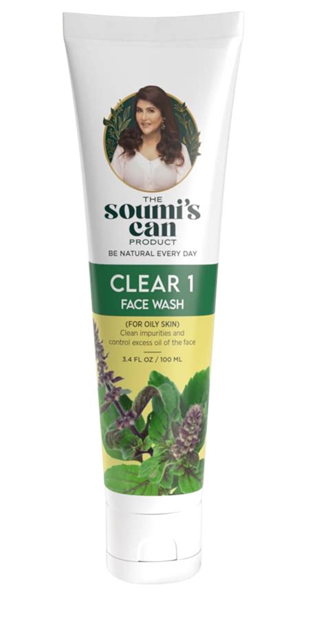 THE SOUMI'S CAN PRODUCT Clear 1 Face Wash | Oil Control Face Wash with ...