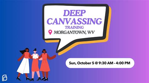 West Virginia: Deep Canvassing Training - Morgantown, Morgantown Public ...