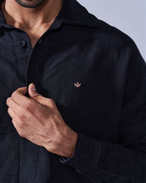 RWDY COLLAR KURTA | MATTE BLACK | RWDY