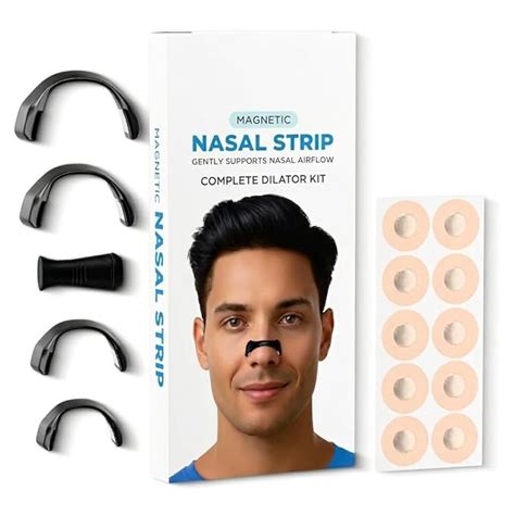 ETSAP Magnetic Nose Strips for Breathing | Snoring Stopper for Men And ...