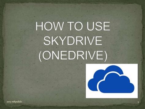 Image result for Tutorial How to Use One Drive