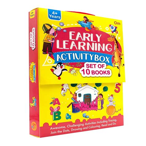 Early Learning Activity Box (Set Of 10 Books) — Toycra