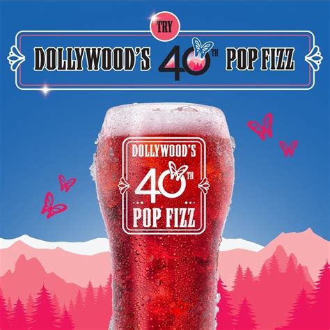 Pink-Hued Amusement Park Sodas : Dollywood's 40th Pop Fizz