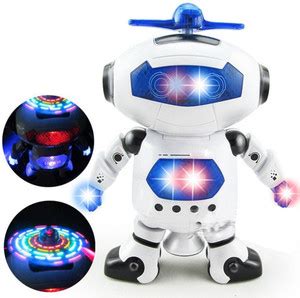 FIDDLERZ Electric Smart Space Walking Dancing Robot with Music & 3D ...