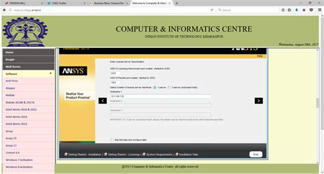 Ansys | COMPUTER & INFORMATICS CENTRE