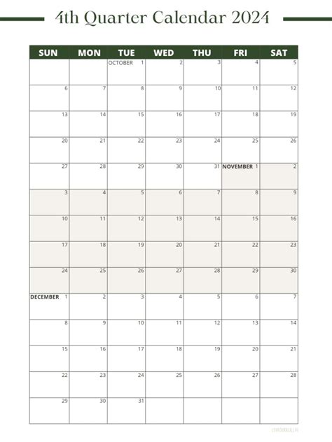 3 Month Printable Calendars