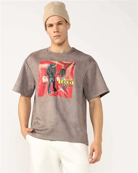 Boxy Fit Crewneck T-Shirt with Signature Branding