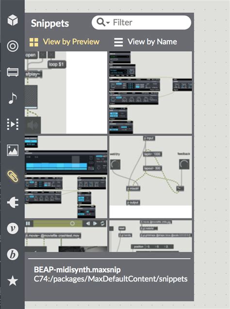 JavaScript and Max MSP 的图像结果
