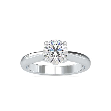 50-Pointer Solitaire Platinum Engagement Ring JL PT 0180 – Jewelove™