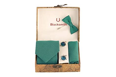 Buy BLACKSMITH Men's Polyester Necktie Set with Pocket Square, Lapel ...
