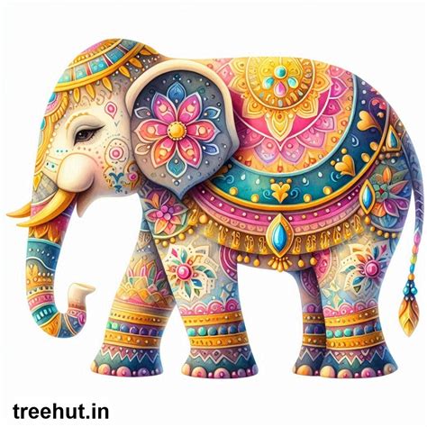 Free Elephant Cutouts for Diwali Toran Decoration, Bulletin Board ...