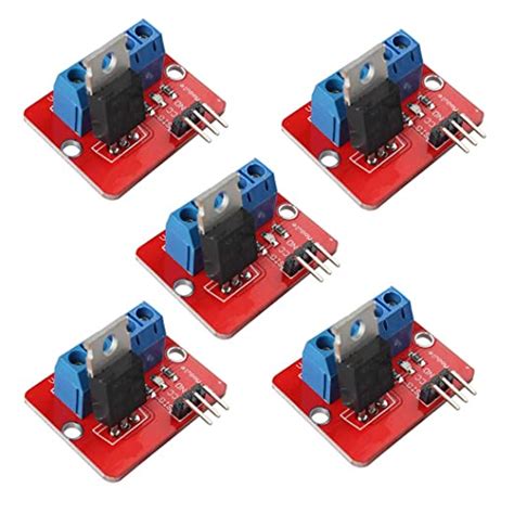 HiLetg 5pcs IRF520 MOSFET Driver Module MOSFET Button Drive for Arduino ...