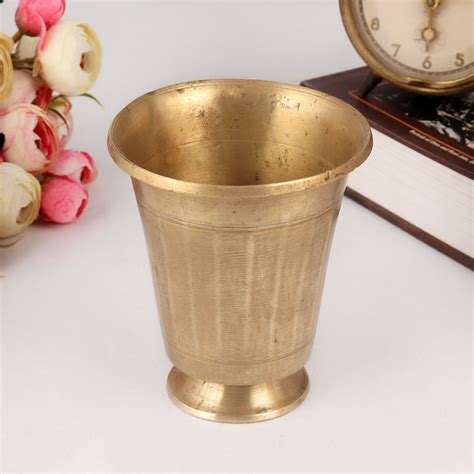 Indian Traditional Glass Crafted from Brass