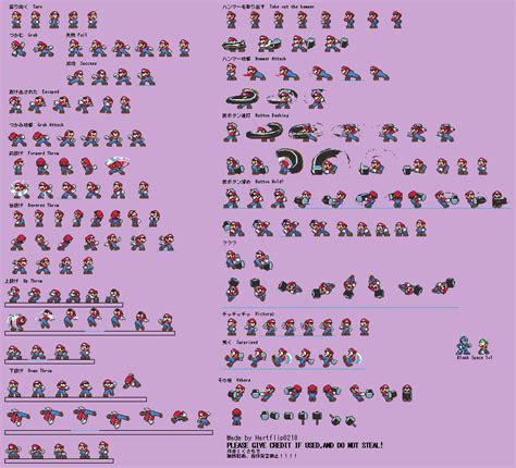 New My Custom Mario Spritesheet (Ver.1.5) by Hartflip0218 on DeviantArt