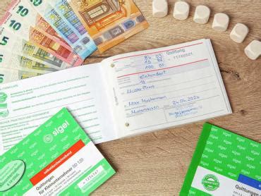 Quittungen richtig ausfüllen | News | SIGEL