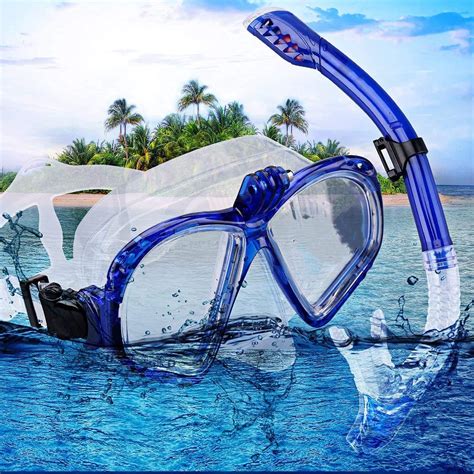 Buy Arcanine Dry Snorkel Set, 180° Wide View Diving Goggle, Anti-Fog ...