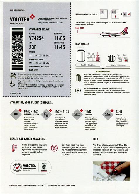 VOLOTEA BOARDING PASS