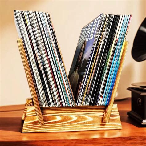 Amazon.com: BADALU Vinyl Record Storage Holder, Vinyl Records Storage ...