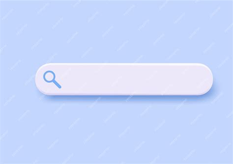 3d search bar. browser button for website and ui design. search form ...