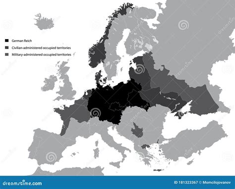 Germany Third Reich Map 1944 Map Germany Reich Third Nazi ...