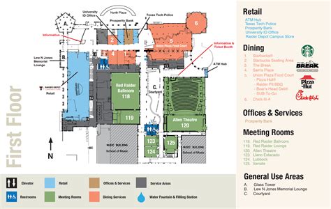 SUB Hours & Map | Student Union & Activities | TTU