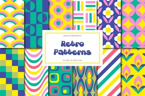 Image result for Colorful Retro Patterns