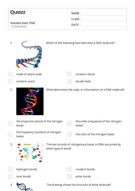 50+ gene regulation worksheets on Quizizz | Free & Printable