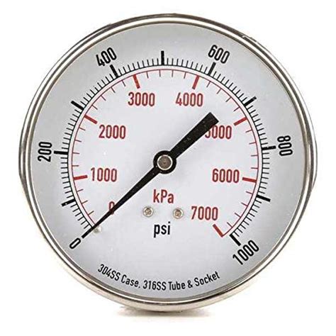 Pressure Gauge,Test,3-1/2 in : Amazon.in: Industrial & Scientific