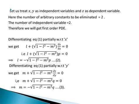 Image result for First-order partial differential equation First-order PDE Examples