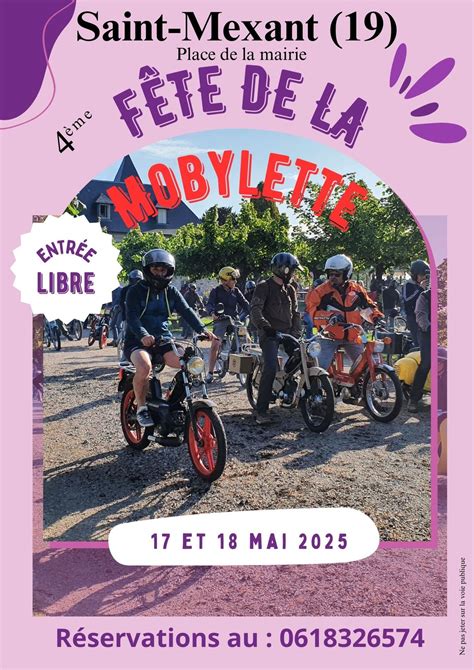 Fête de la Mobylette Saint Mexant, Lieu-dit Saint-Mexant, 19330 Saint ...