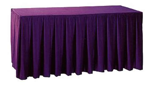 Luxurious Heavy Lycra Frill Table Skirting - Banquet Table TS-04 ...